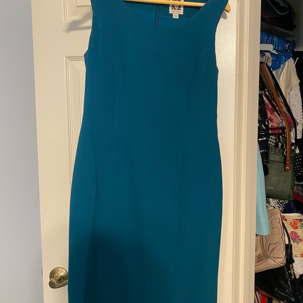 Anne Klein Teal Midi Dress
